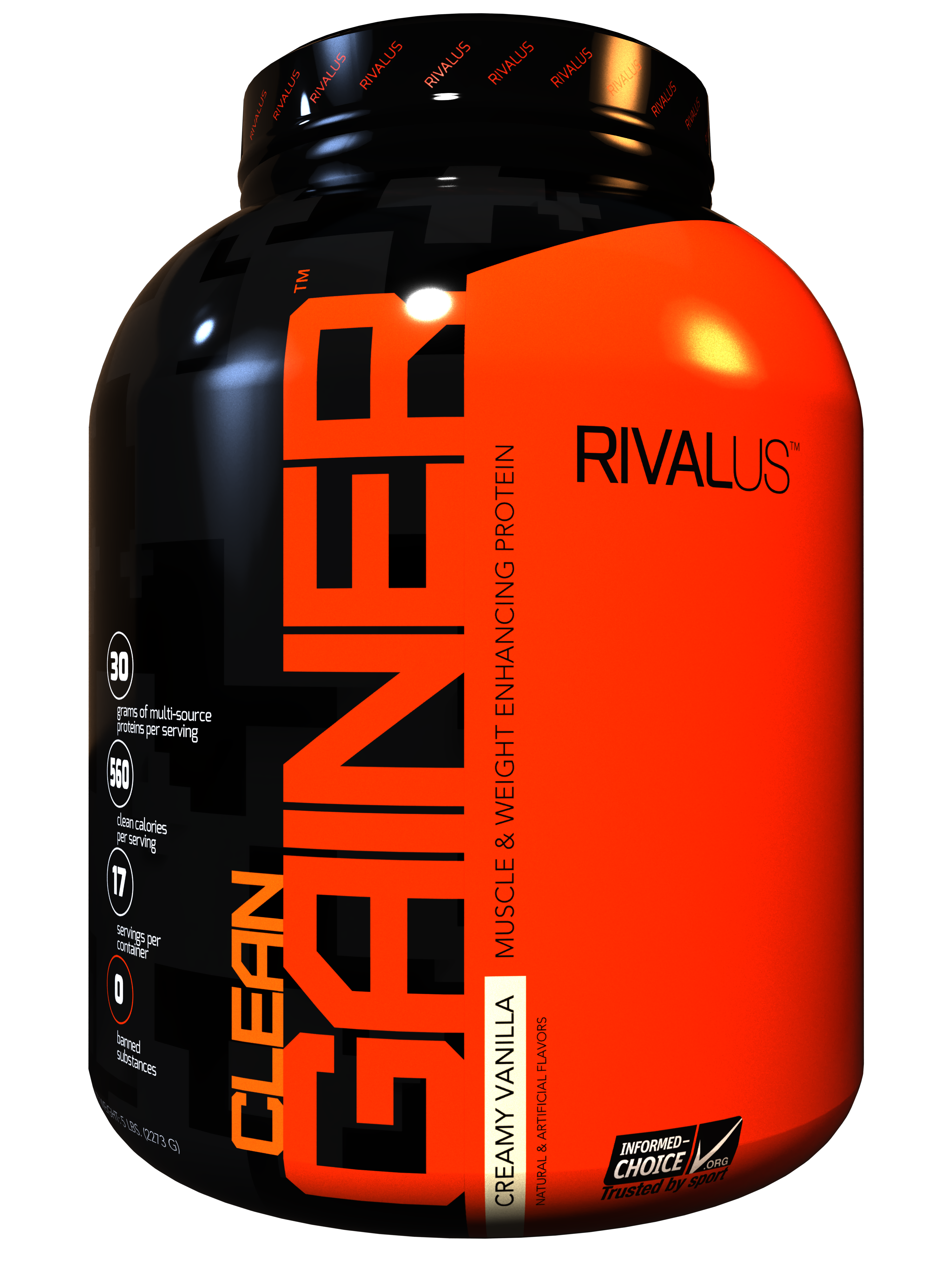 Clean Gainer&trade; - High Protein Lean Gainer - Soft Serve Vanilla - 15 Servings  | GNC